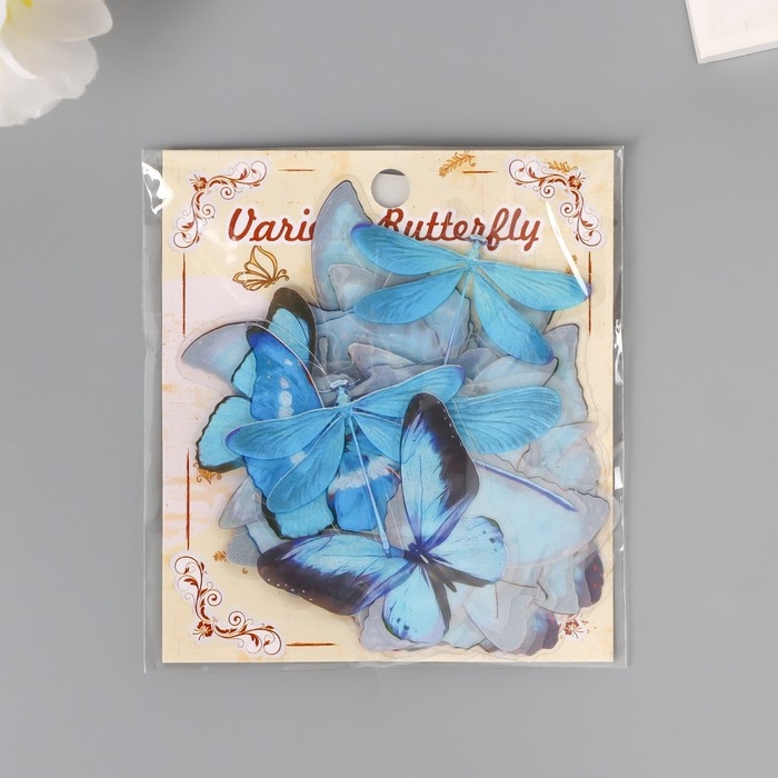 Наклейки PVC Наклейки PVC "Бабочки мечты" набор 40 шт 8х7 см