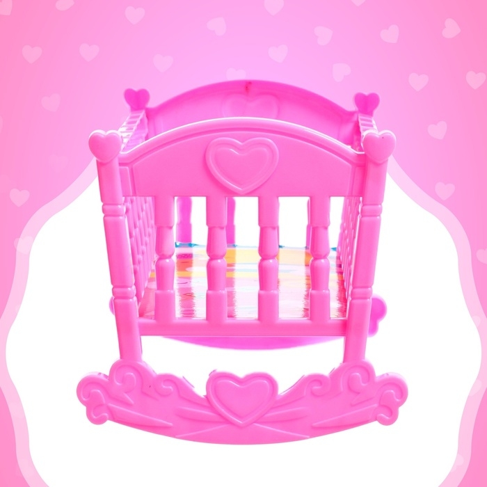 Пупс «Мой малыш» с кроваткой, с аксессуарами Пупс «Мой малыш» с кроваткой, с аксессуарами