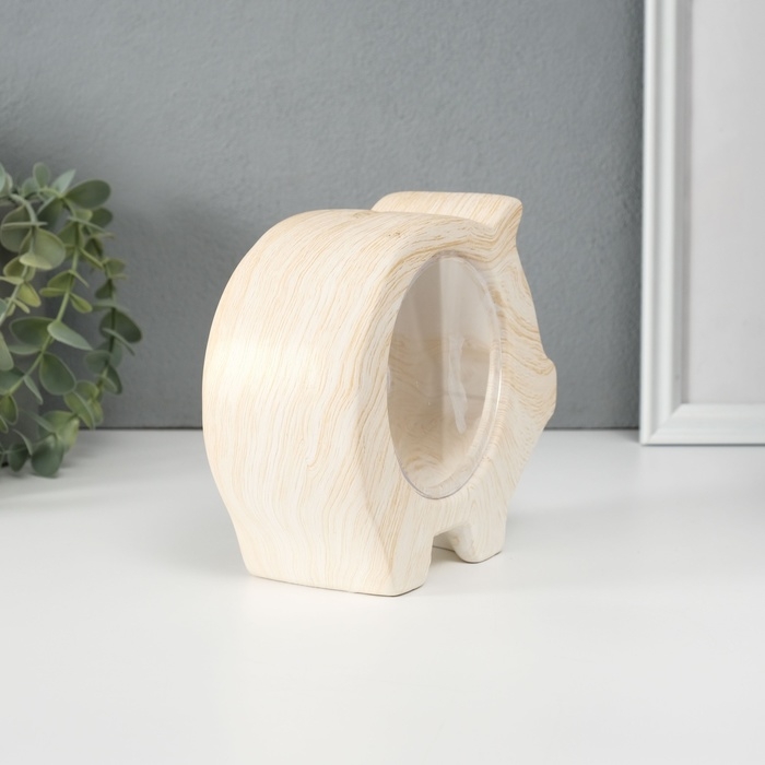 Копилка керамика Копилка керамика "Свинья с пустым животом" под дерево 16х6,6х13,5 см