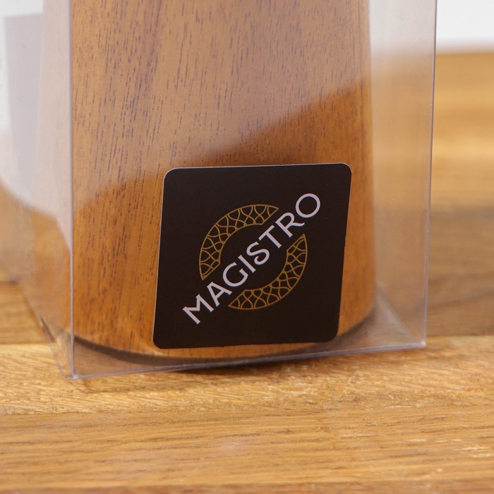Мельница для специй Magistro Wooden, 5,5×26,5 см, керамический механизм, цвет коричневый