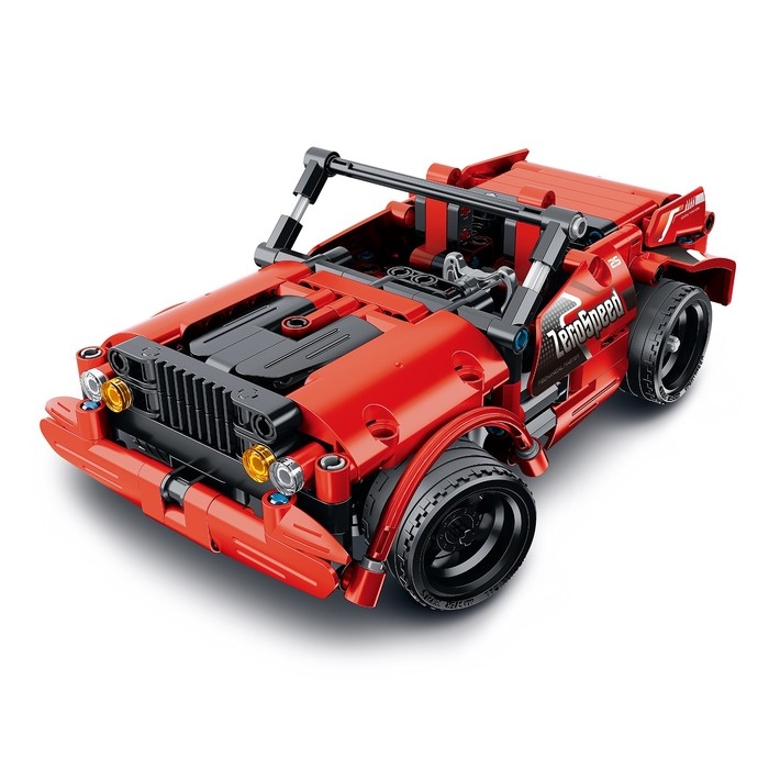 Конструктор радиоуправляемый «Красная машина», 2 варианта сборки, 351 деталь Конструктор радиоуправляемый «Красная машина», 2 варианта сборки, 351 деталь
