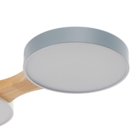 Люстра 625360/5 LED 65Вт 3 режима 3000-6000К светлое дерево 80х47х5 см BayerLux