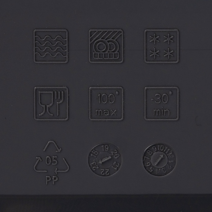 Контейнер для обеда «Бульдоги», 2 отделения, 500+500 мл Контейнер для обеда «Бульдоги», 2 отделения, 500+500 мл