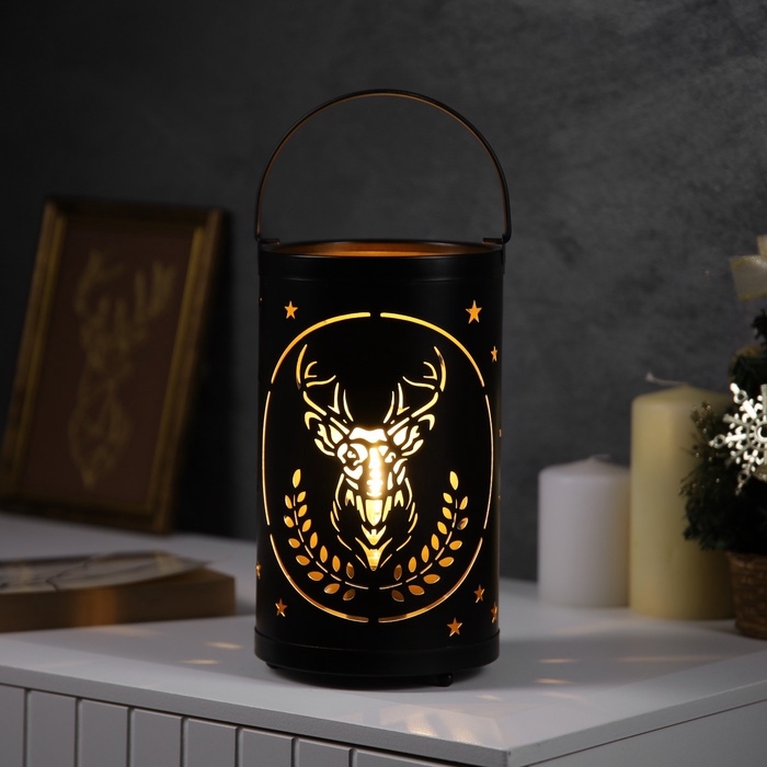 Фигура световая Фигура световая "Величавый олень", 12.3x21 см, 1 LED. АААх3 (не в компл.), свечение тёплое белое