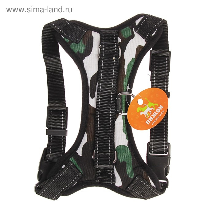 Шлейка К7 мягкая светоотражающая, размер S, ОГ 44-55 см, вес 5-9 кг хаки Шлейка К7 мягкая светоотражающая, размер S, ОГ 44-55 см, вес 5-9 кг хаки