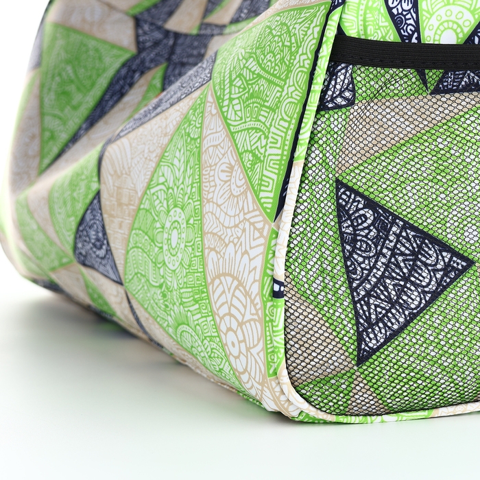 Сумка спортивная, TEXTURA, средний размер, цвет зелёный