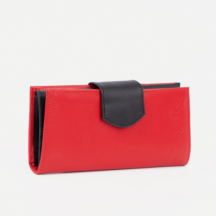 Кошелёк женский на магните, цвет красный Кошелёк женский на магните, цвет красный
