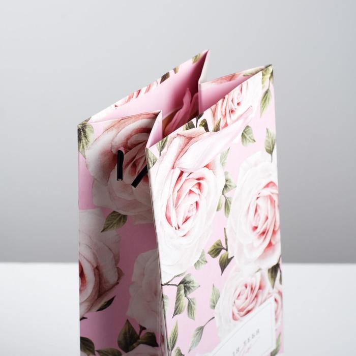 Пакет подарочный под бутылку, упаковка, «Только для тебя с любовью », 35 х 13 х 10 см Пакет подарочный под бутылку, упаковка, «Только для тебя с любовью », 35 х 13 х 10 см