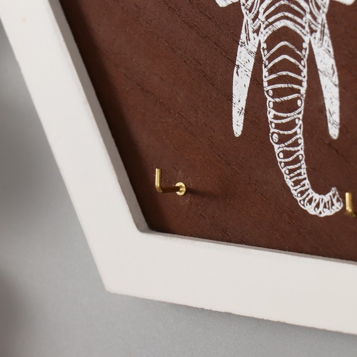 Крючки декоративные дерево Крючки декоративные дерево "Слон" 23х20х2 см