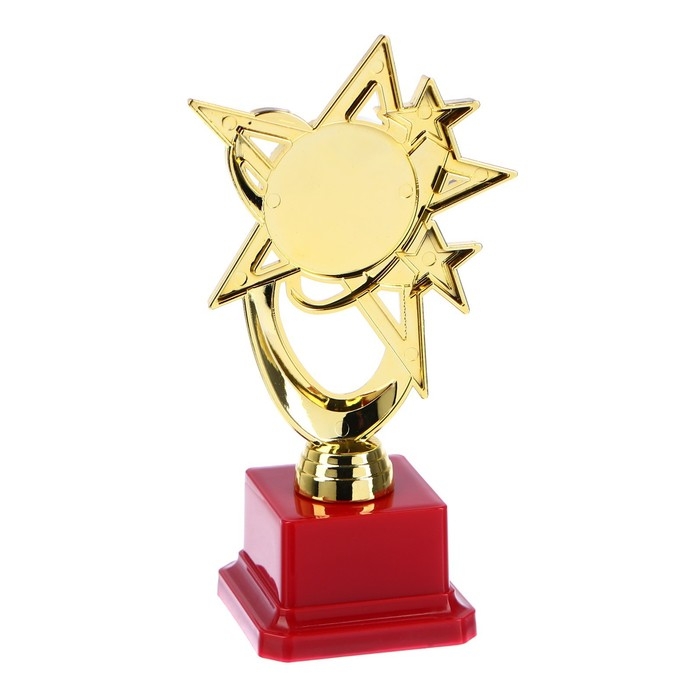 Наградная фигура «Звезда» C, подставка пластик красная, 17 х 9,5 х 6,3 см. Наградная фигура «Звезда» C, подставка пластик красная, 17 х 9,5 х 6,3 см.