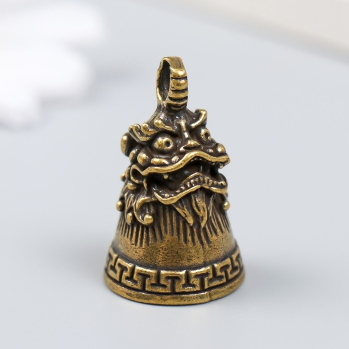 Колокольчик латунь  Колокольчик латунь "Голова льва" 3,4х2,2х2,2 см