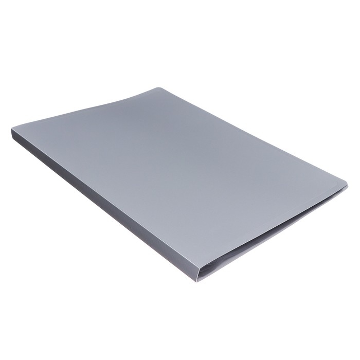 Папка с 10 вкладышами А4, 500 мкм, Calligrata, текстура Папка с 10 вкладышами А4, 500 мкм, Calligrata, текстура "песок", серая