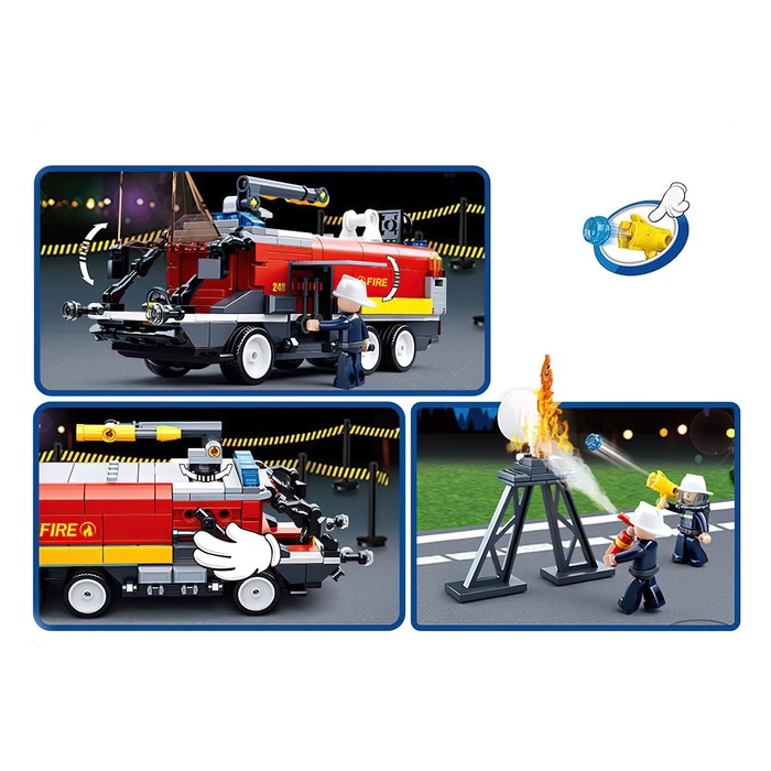 Конструктор Пожарные «Огнеборцы», 381 деталь Конструктор Пожарные «Огнеборцы», 381 деталь