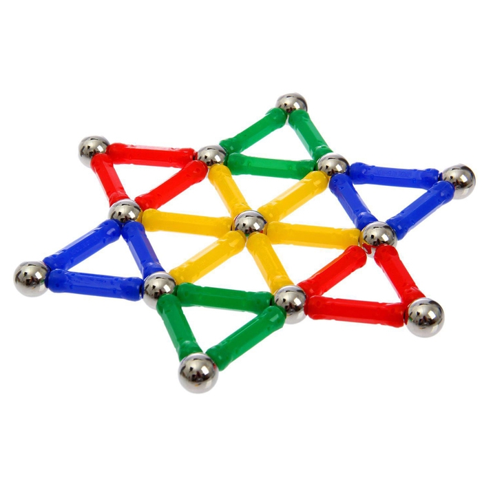 Конструктор магнитный «Звезда», 37 деталей Конструктор магнитный «Звезда», 37 деталей