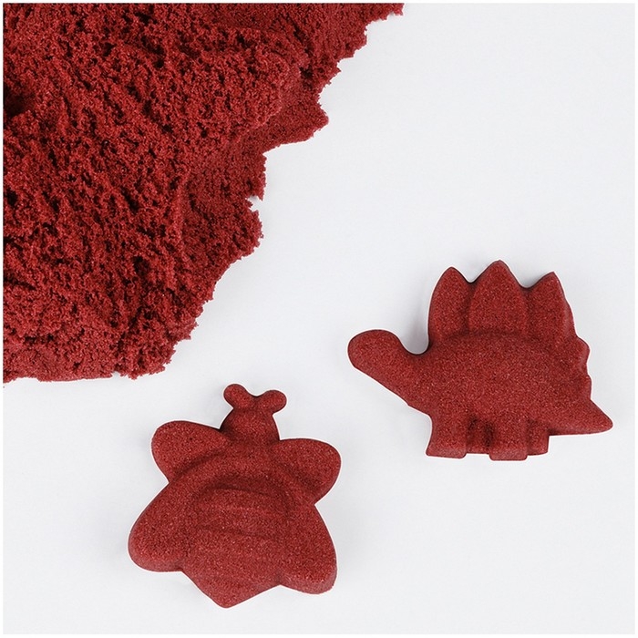 Песок для лепки «Магический песок», малиновый, 500 г, 2 форм. Песок для лепки «Магический песок», малиновый, 500 г, 2 форм.