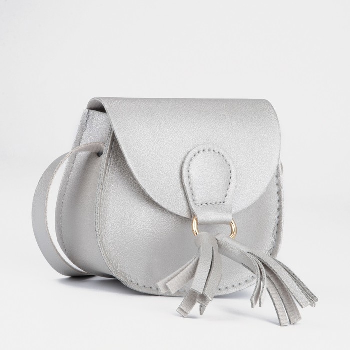 Сумка детская для девочки на магните, цвет серый Сумка детская для девочки на магните, цвет серый