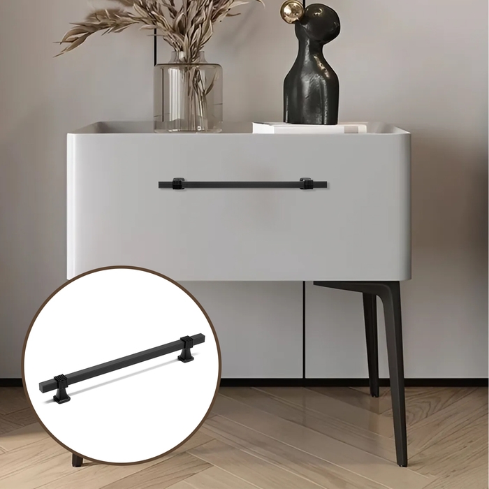 Ручка скоба CAPPIO RSC105, алюминий, м/о 192, цвет черный Ручка скоба CAPPIO RSC105, алюминий, м/о 192, цвет черный