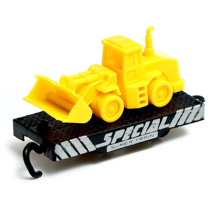 Железная дорога «Строитель», работает от батареек Железная дорога «Строитель», работает от батареек