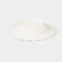Тарелка глубокая Garden rose, d=24 см, 630 мл, фарфор, белая