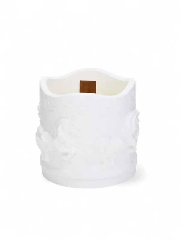 Свеча ароматическая гипс «Новый год», аромат цитрус