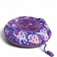 Тюбинг – ватрушка «Лошадка», диаметр чехла 80 см, фиолетовая, Winter Star