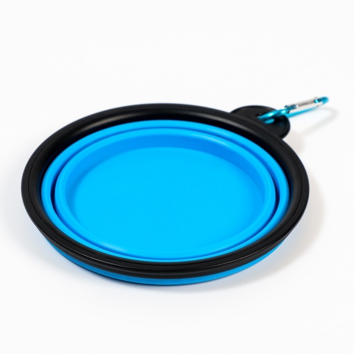 Миска складная, синяя, 350 мл, 13 см Миска складная, синяя, 350 мл, 13 см