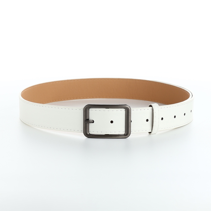 Ремень женский, ширина 3,5 см, цвет белый Ремень женский, ширина 3,5 см, цвет белый
