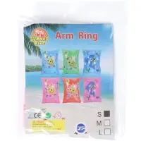 Нарукавники для плавания, размер S, цвет розовый