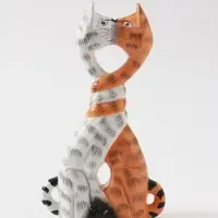 Сувенир &laquo;Целующиеся коты&raquo;, 19&times;4&times;11 см, дерево