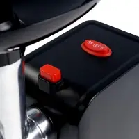 Мясорубка HomeStar STM-2039, 2000Вт, 1.5 кг/мин, 2 диска, реверс, черная