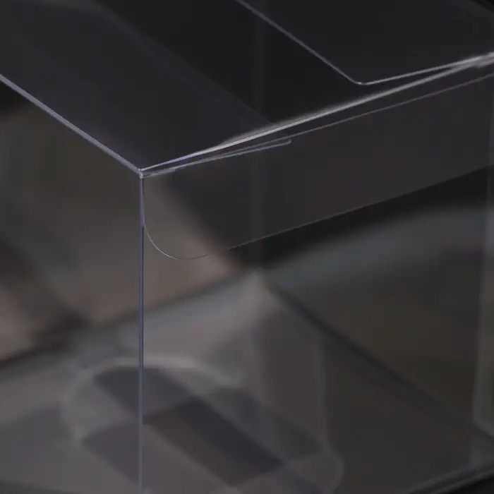 Складная коробка из PVC, прозрачная, 7×7×7 см Складная коробка из PVC, прозрачная, 7×7×7 см