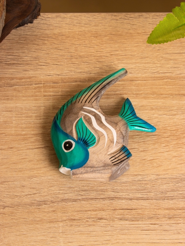 Сувенир «Экзотическая рыбка», 8×10×2.5 см, дерево