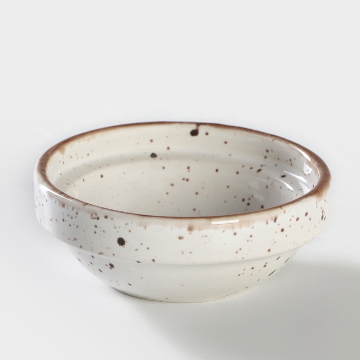 Соусник фарфоровый Punto bianca, 50 мл, d=7,5 см Соусник фарфоровый Punto bianca, 50 мл, d=7,5 см