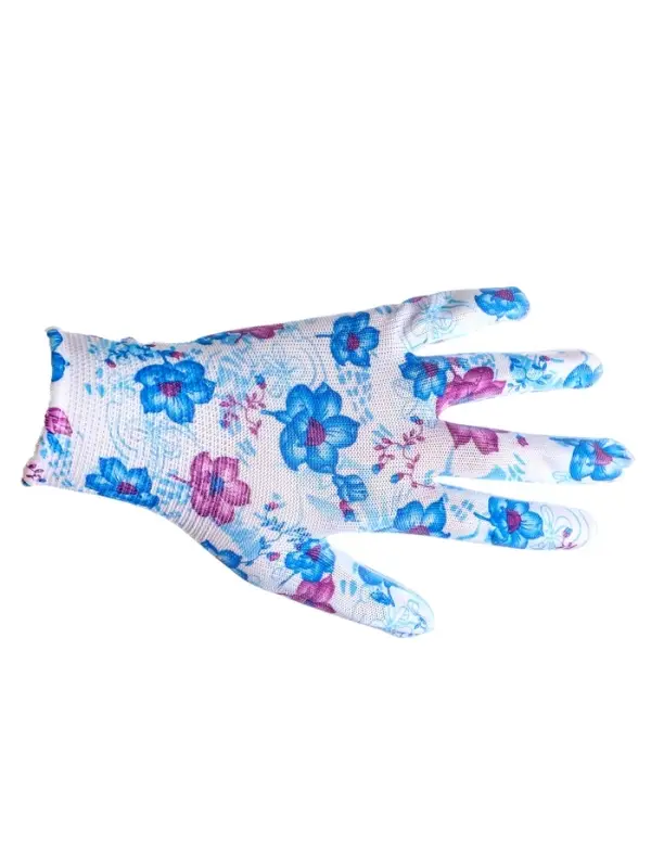 Перчатки нейлоновые, с ПВХ пропиткой, размер 8, цвет МИКС, Greengo