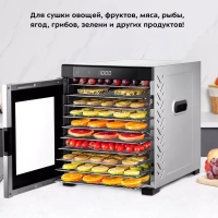 Сушилка для овощей и фруктов КТ-1965 - 900 Вт