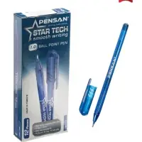 Ручка шариковая Pensan. Star Tech, синий стержень, игольчатый узел 1 мм, на масляной основе