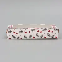 Коробка подарочная новогодняя, складная 20&times;12&times;4 см &laquo;С Новым годом!&raquo;