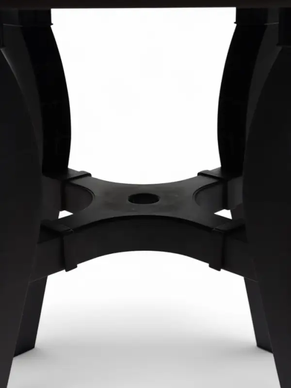 Стол квадратный &laquo;Атлант&raquo;, 80&times;80&times;76.5 см, пластиковый, коричневый