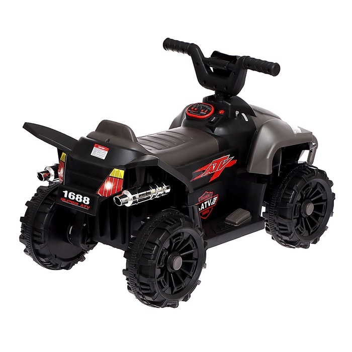 Электромобиль «Квадрик», цвет серый Электромобиль «Квадрик», цвет серый