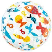 Мяч пляжный INTEX &laquo;Узоры&raquo; 59040NP, d=51 см, от 3 лет, МИКС
