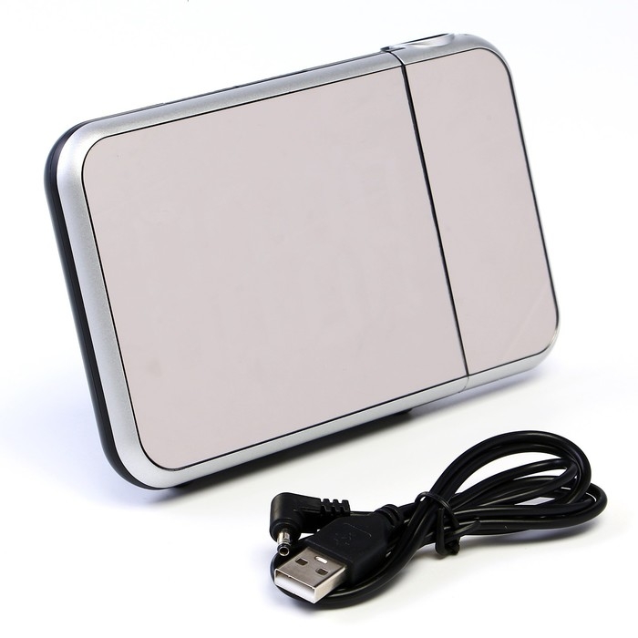 Часы - будильник электронные настольные с проекцией на потолок, календарем, 2ААА, USB Часы - будильник электронные настольные с проекцией на потолок, календарем, 2ААА, USB