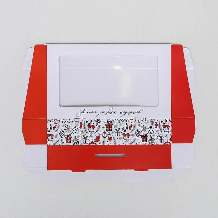 Коробка складная «Время добрых подарков», 20 х 12 х 4 см Коробка складная «Время добрых подарков», 20 х 12 х 4 см
