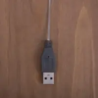 Гирлянда &laquo;Нить&raquo; 3 м с насадками &laquo;Ёлки&raquo;, IP20, прозрачная нить, 20 LED, свечение мульти (RG/RB), мигание, USB