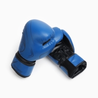 Боксерские перчатки FIGHT EMPIRE, B8102, синие, размер 12 oz