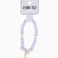 Браслет "Цветы Незабудки" шар №8, цвет фиолетовый