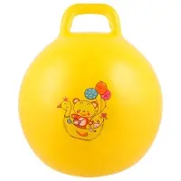 Мяч - прыгун с ручкой ONLYTOP, d=45 см, МИКС