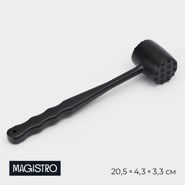 Молоток для мяса Magistro Alum black, 150 грамм, 20,5 см, цвет чёрный Молоток для мяса Magistro Alum black, 150 грамм, 20,5 см, цвет чёрный