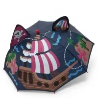 Зонт детский фигурный &laquo;Пираты&raquo;, тёмно-синий
