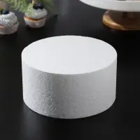 Фальшярус для торта круглый, d=20 см, h=10 см, белый
