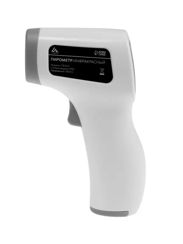Пирометр бесконтактный LTR 002, инфракрасный, ЖК-дисплей, 2хААА(не в комп), подсветка Пирометр бесконтактный LTR 002, инфракрасный, ЖК-дисплей, 2хААА(не в комп), подсветка